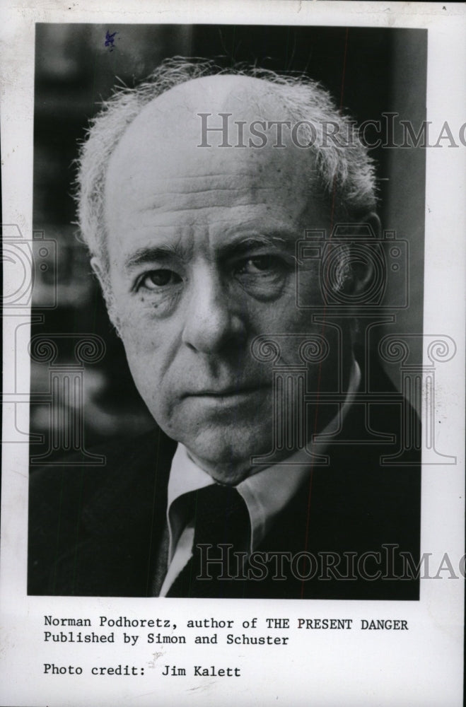 1980 Press Photo Author Norman Podhoretz - RRW72133 - Historic Images