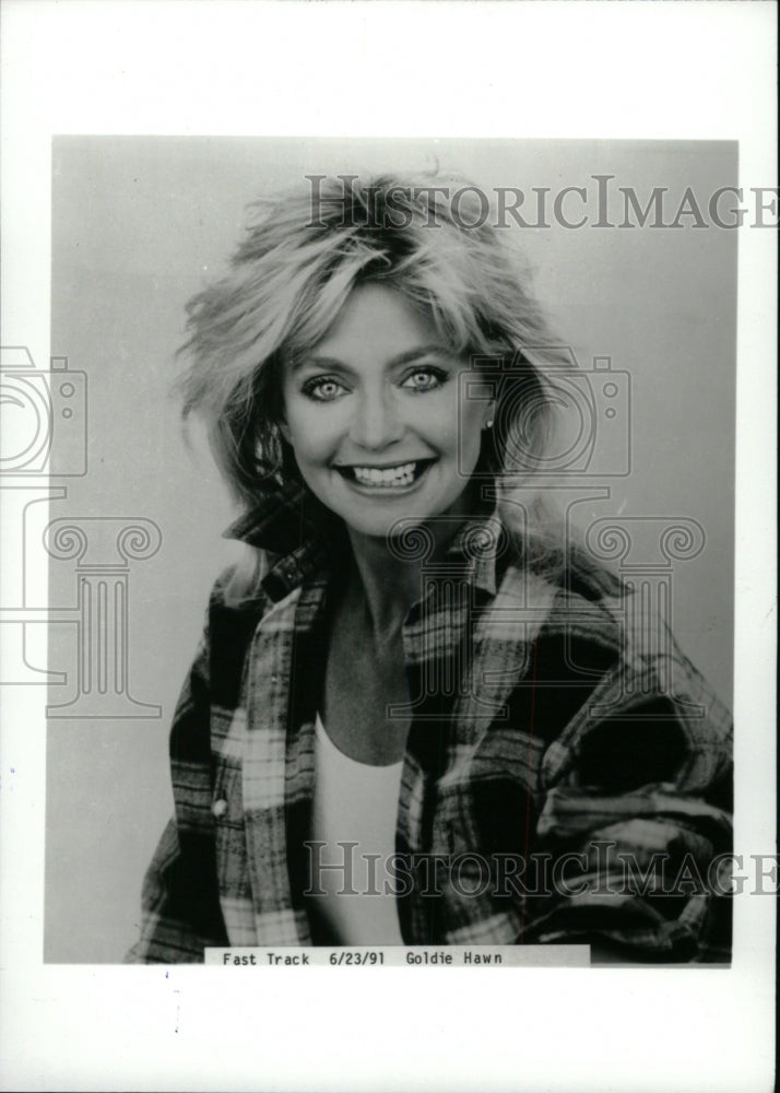 1991 Press Photo Goldie Jeanne Hawn American Film - RRW72183 - Historic Images