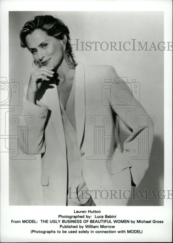 Press Photo American Model Lauren Hutton - RRW72199 - Historic Images