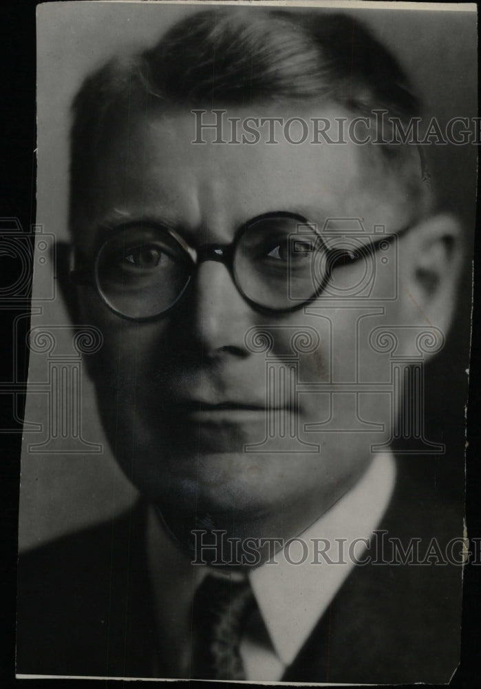 1928 Press Photo Adam Strohm Detroit public library - RRW72237 - Historic Images