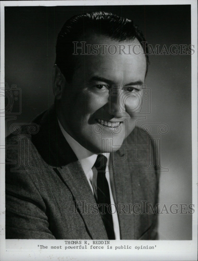 1969 Press Photo Thomas Reddin KTLA-TV Newscaster - RRW72313 - Historic Images