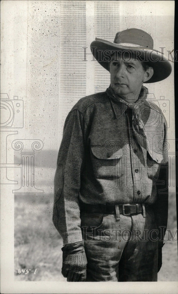 1933 Press Photo Actor/Comedian Slim Summerville - RRW72423 - Historic Images
