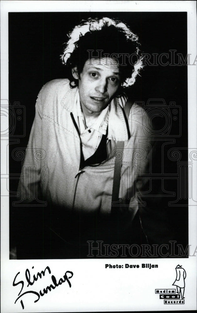 1993 Press Photo Bob Slim Dunlap American Rock Musician - RRW72585 - Historic Images