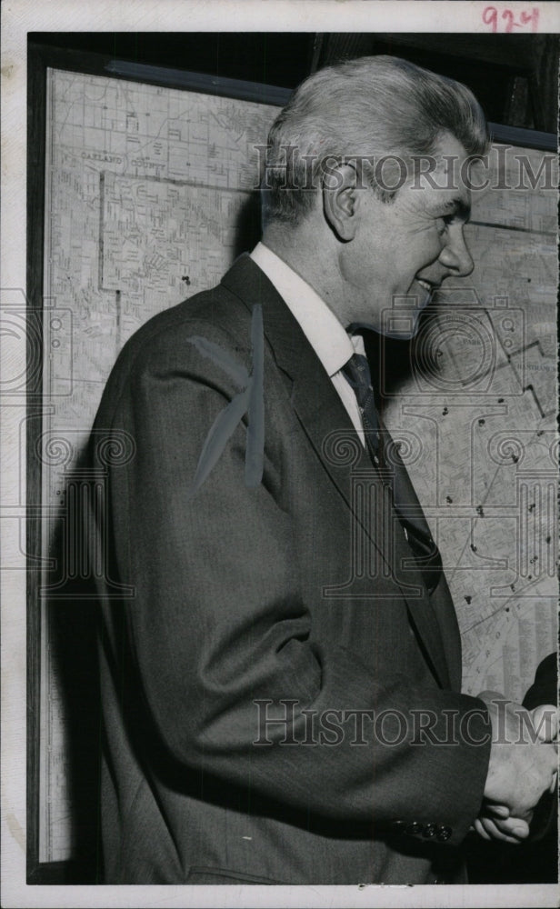 1958 Press Photo Picture of C.J.Hartman. - RRW72665 - Historic Images