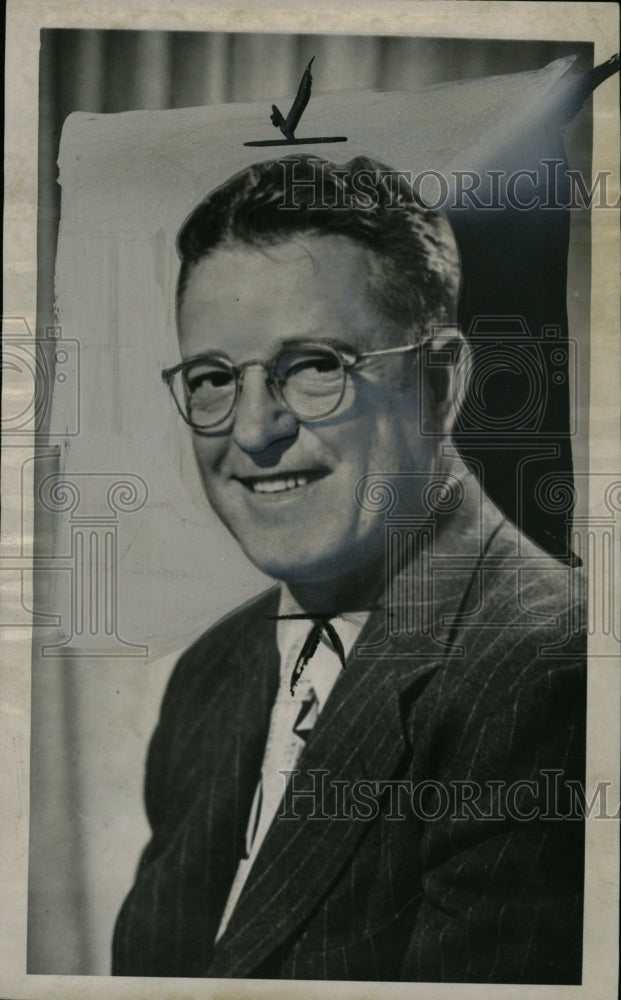 1950 Press Photo Earl dutch Clark football coach - RRW72699 - Historic Images