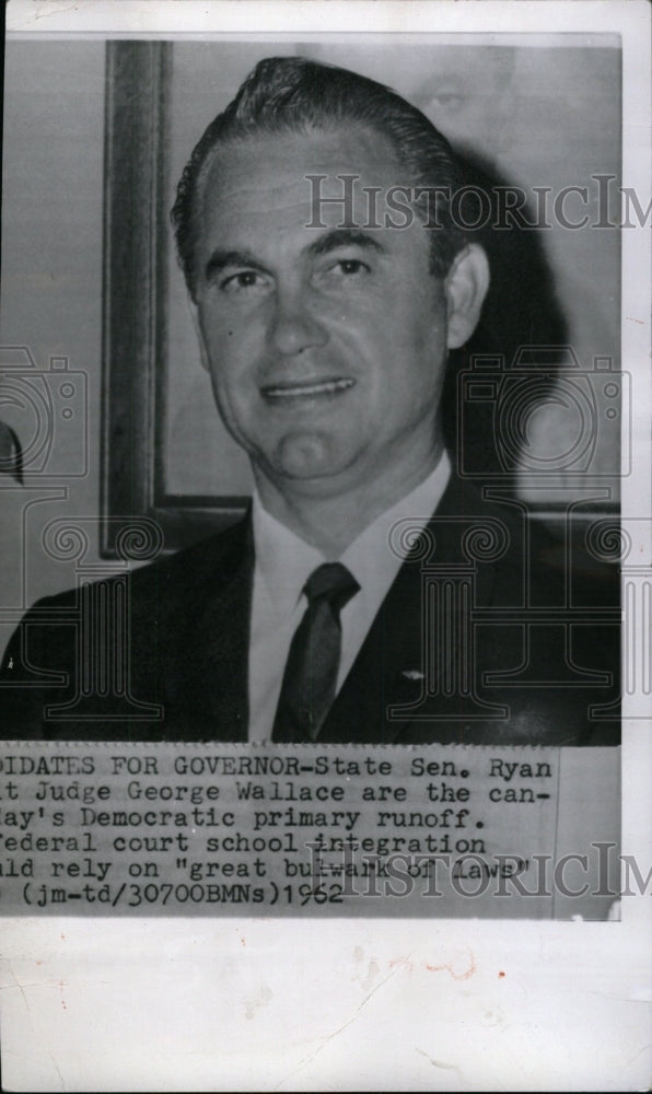 1962 Press Photo George Wallace 45th Alabama Governor. - RRW72701 - Historic Images