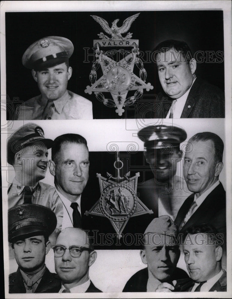 1962 Press Photo Medals Heroes Achievements - RRW72747 - Historic Images