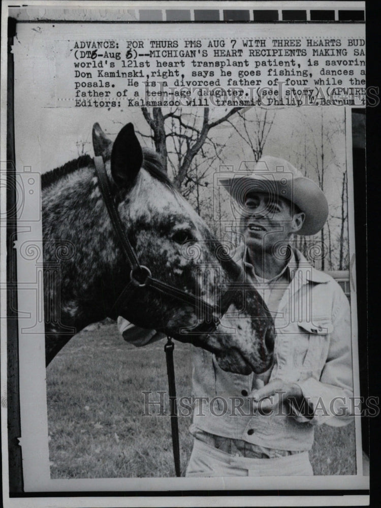 1969 Press Photo Gerald Rector Heart transplant patient - RRW72773 - Historic Images