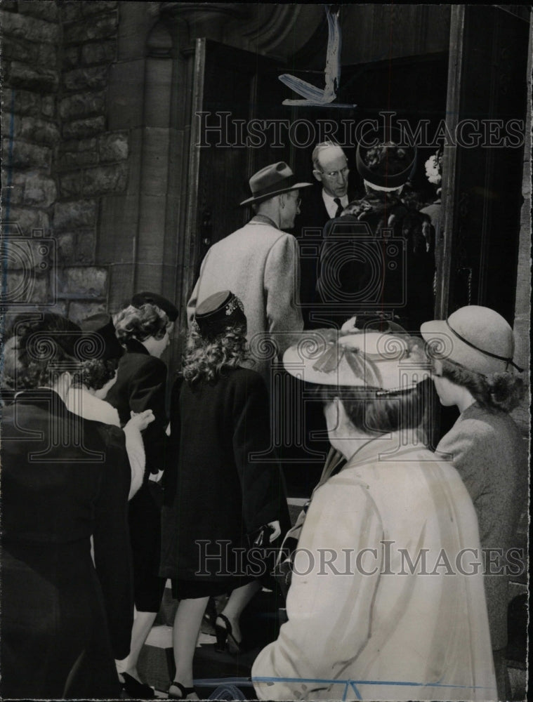 1946 Press Photo Central Methodist Church Adams Wood - RRW72847 - Historic Images