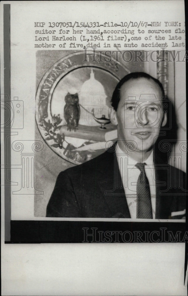 1967 Press Photo Lord Harlech British Diplomat mother - RRW72913 - Historic Images