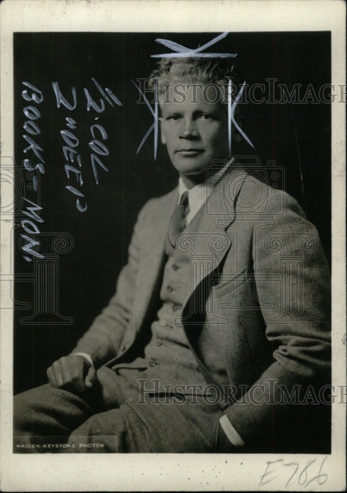 1936 Press Photo Stuart Chase American economist - RRW73045 - Historic Images