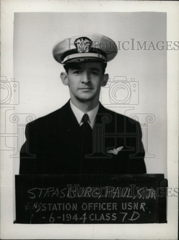 1944 Press Photo Paul S. Strasburg Jr. Navy Pilot - RRW73105 - Historic Images