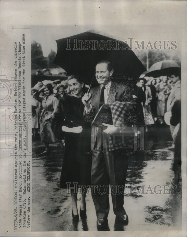 1951 Press Photo Barbara Hutton American Socialite - RRW73267 - Historic Images