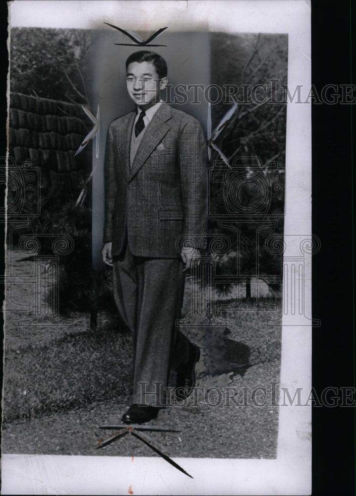 1954 Press Photo Japanese Crown Prince Akihito - RRW73589 - Historic Images