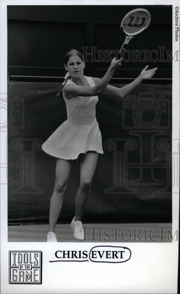 Press Photo Chris Evert Tennis Player - RRW73717 - Historic Images