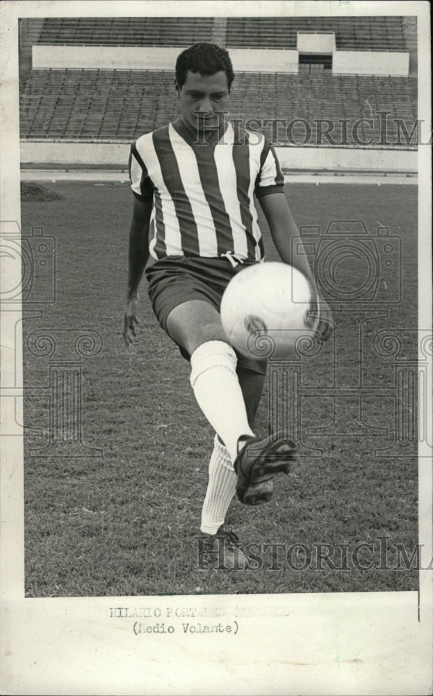 1969 Press Photo Hilario Portales Cavillo Soccer - RRW73725 - Historic Images