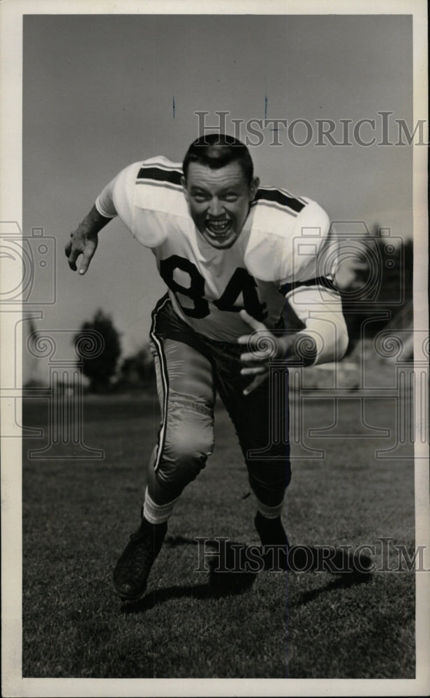 1956 Press Photo Jerry Leahy Colorado Football - RRW73737 - Historic Images