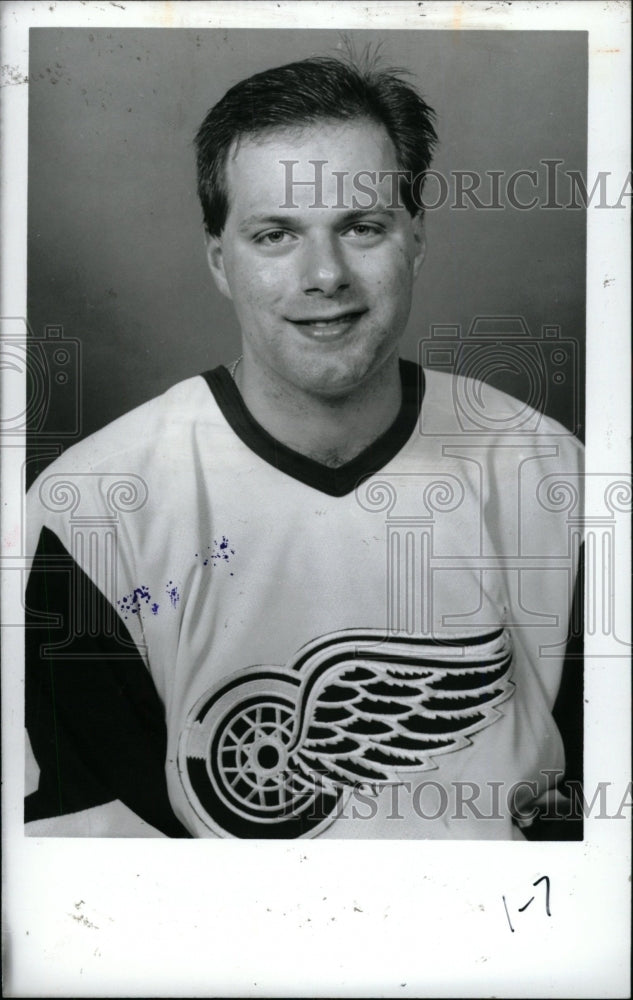 1991 Press Photo Jimmy Carson Detroit Red Wings - RRW73781 - Historic Images