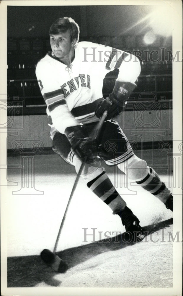 1973 Press Photo Doug Gibson Hockey Denver University - RRW73851 - Historic Images