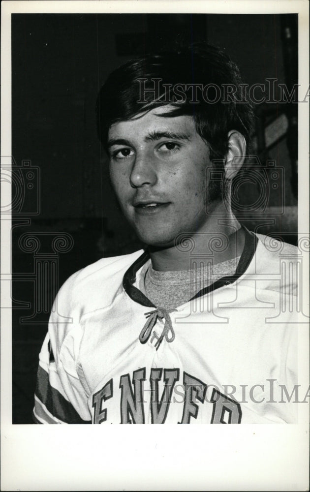 1973 Press Photo Jim Peluso Denver University Hockey - RRW73853 - Historic Images