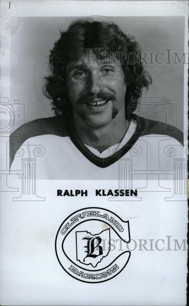 1978 Press Photo Ralph Klassen Cleveland Barons Hockey - RRW73923 - Historic Images