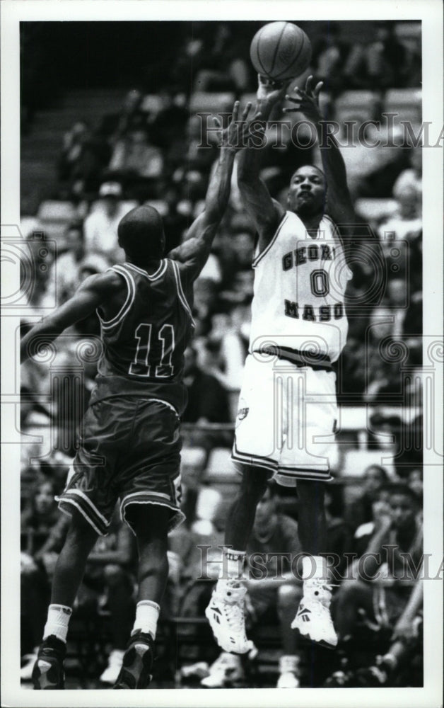 Press Photo Nate Langley George Mason University Player - RRW73949 - Historic Images