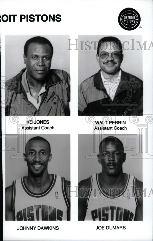 Detroit Pistons Basketball Team Members - RRW73951 - Historic Images
