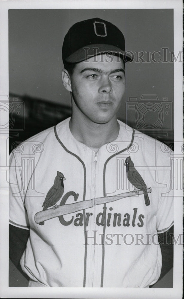 1953 Press Photo Mack Montgomery player St. Lois Cardin - RRW73957 - Historic Images