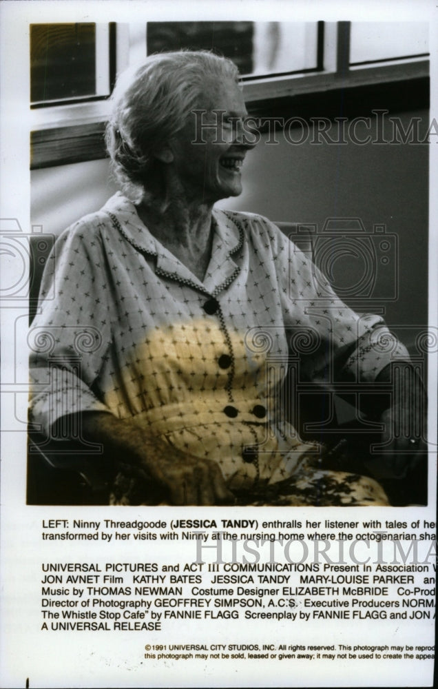 1993 Press Photo Jessica Tandy Fried Green Tomatoes - RRW73987 - Historic Images