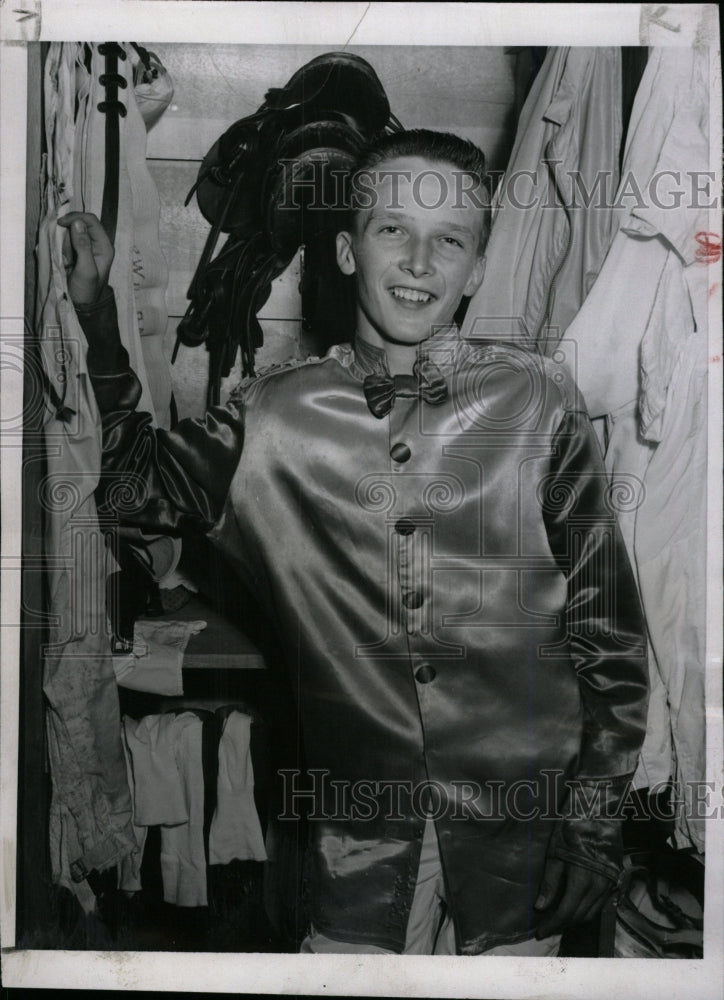 1958 Press Photo Bradley Rollins Track Race Carrer - RRW74357 - Historic Images