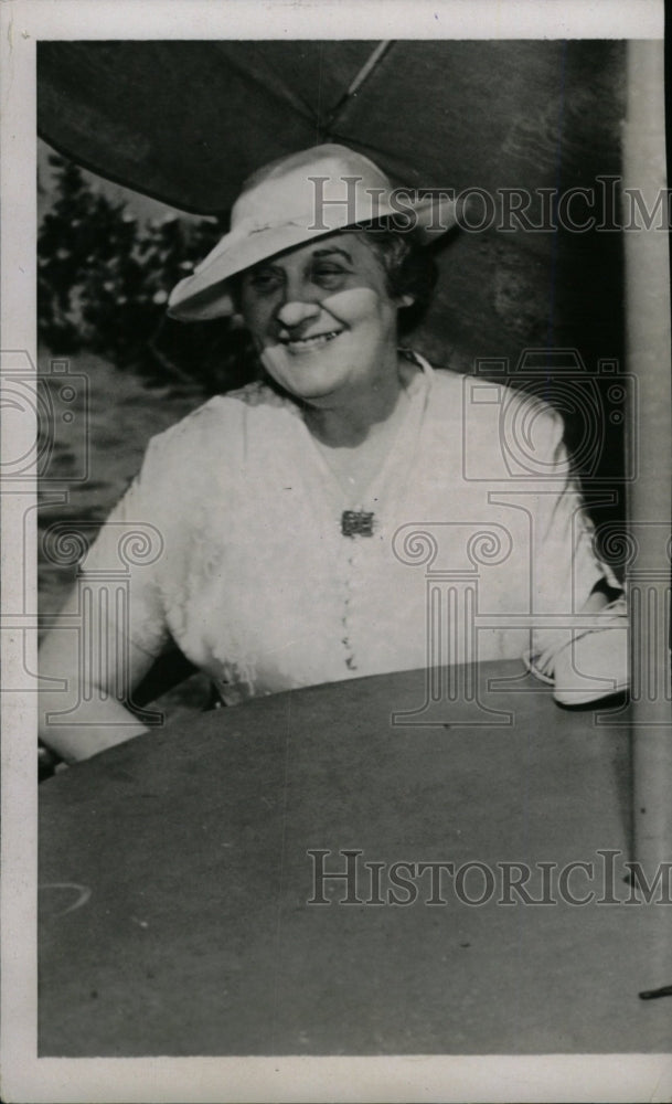 1938 Press Photo Mrs Christy Mathewson Player Window - RRW74447 - Historic Images