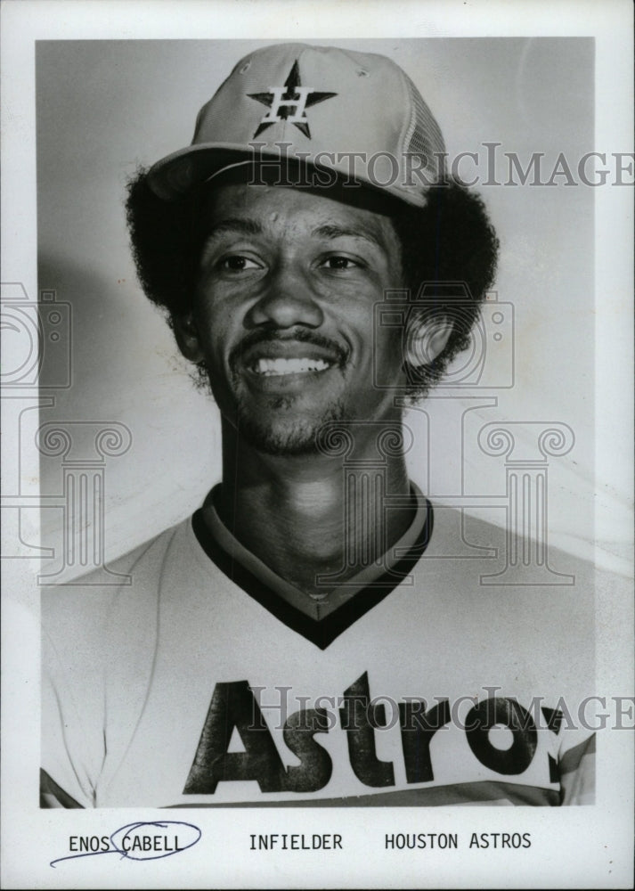 1979 Press Photo Houston Astros Enos Milton Cabell - RRW74493 - Historic Images