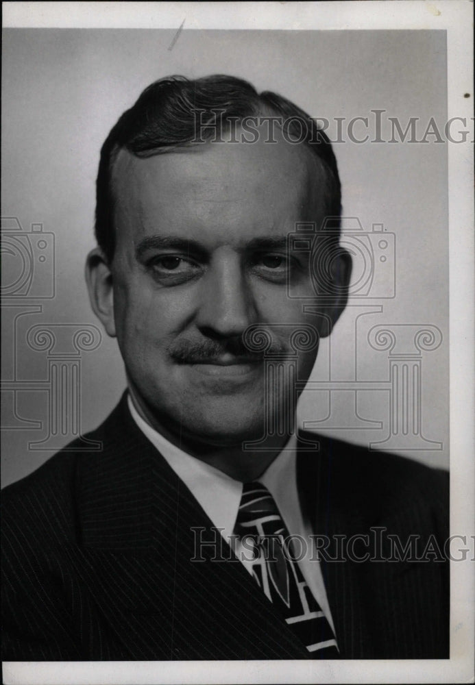 1945 Press Photo Boyd Lewis Europe News Manager Press - RRW74805 - Historic Images