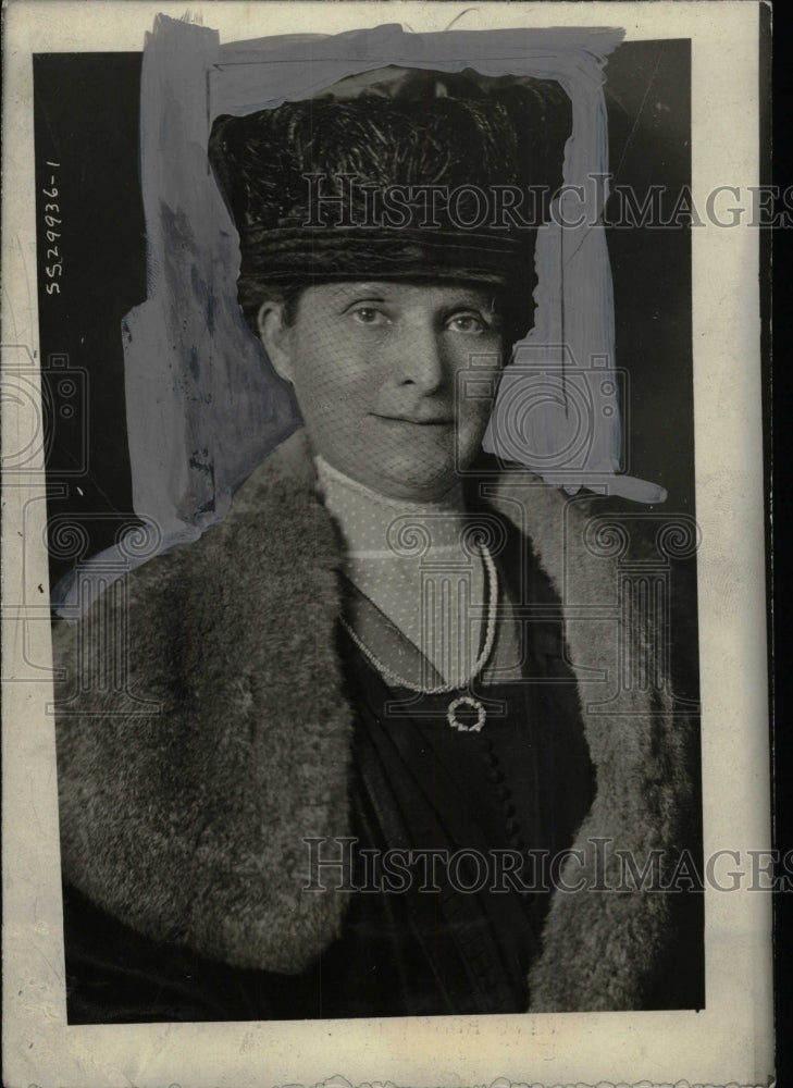 1921 Press Photo Picture of Mrs. Evans Hughes. - RRW74839 - Historic Images