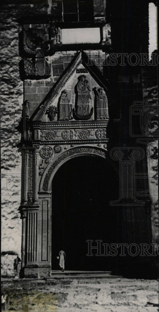 Press Photo Cathedral of Tepoztlan Mexico Historical - RRW74915 - Historic Images