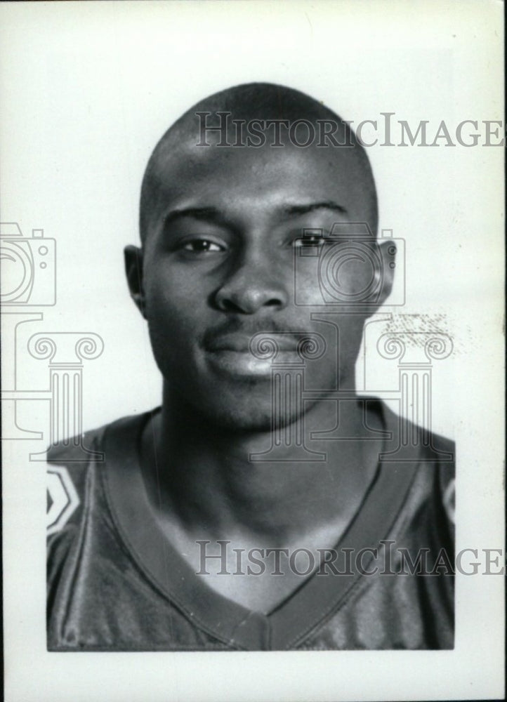 1996 Press Photo Donnie Davis Jr. football E. Illinois - RRW74981 - Historic Images