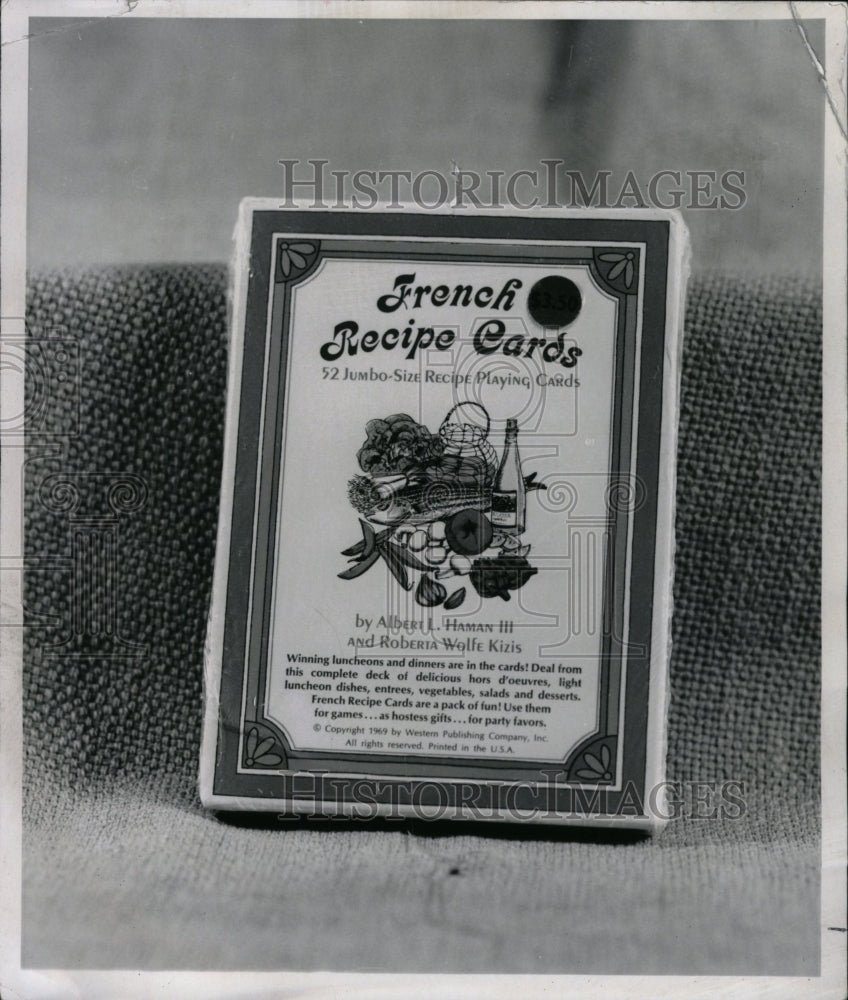 1970 Press Photo French recipe cards - RRW75081 - Historic Images