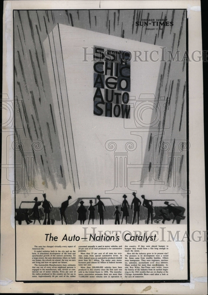 1963 Press Photo Auto Nations catalyst American Life - RRW75231 - Historic Images