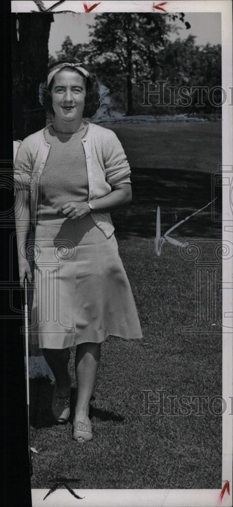 1945 Press Photo Mrs Donald Watkins Virginia Paddock - RRW75437 - Historic Images