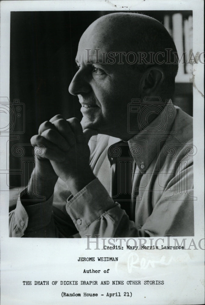 1965 Press Photo Jerome Weidman Author - RRW75603 - Historic Images