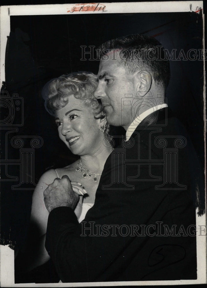 1959 Press Photo Lana Turner Businessman Fred May - RRW75657 - Historic Images