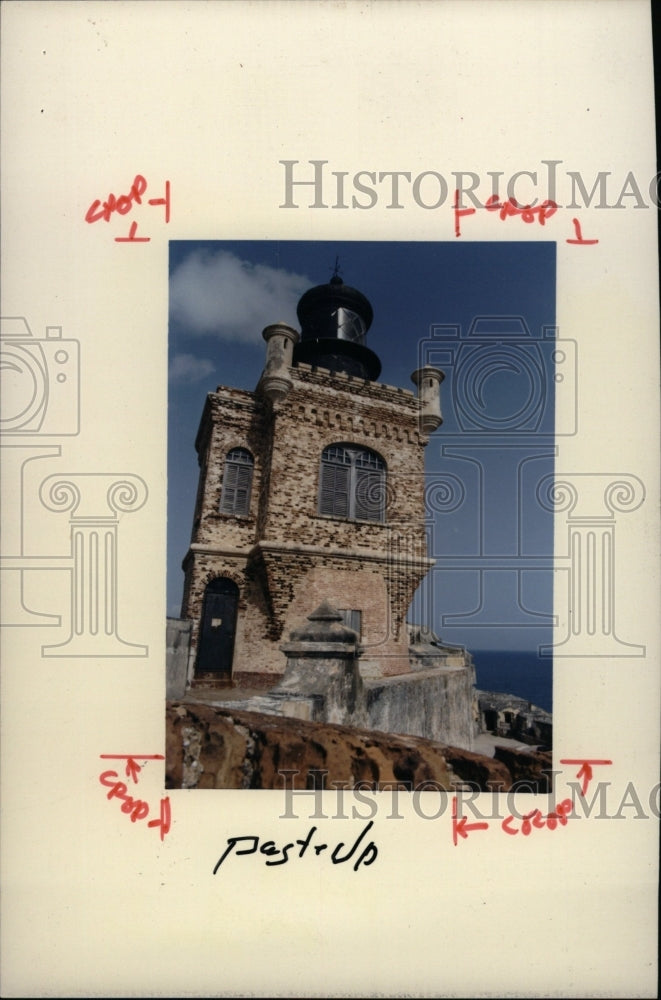 1986 Press Photo Watch Tower At El Morro Fortress - RRW75825 - Historic Images