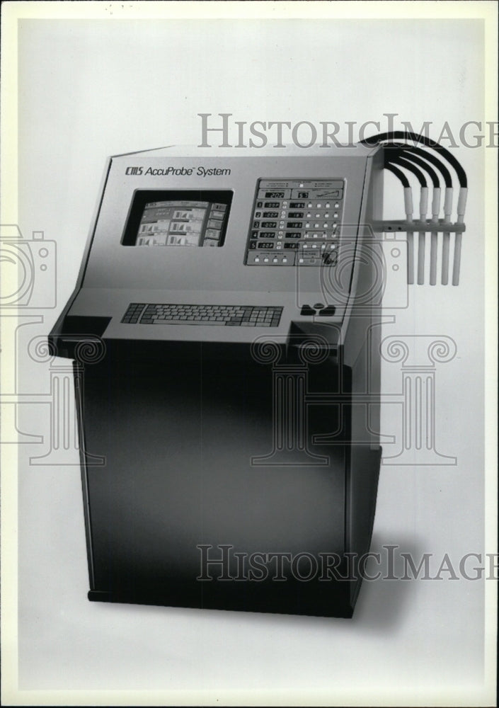 1995 Press Photo AccuProbe System Machine Graphics - RRW75979 - Historic Images