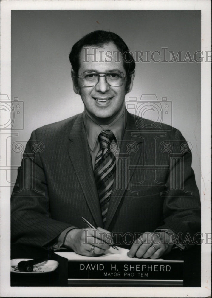 1971 Press Photo David H Shepherd,Michigan politician - RRW76023 - Historic Images