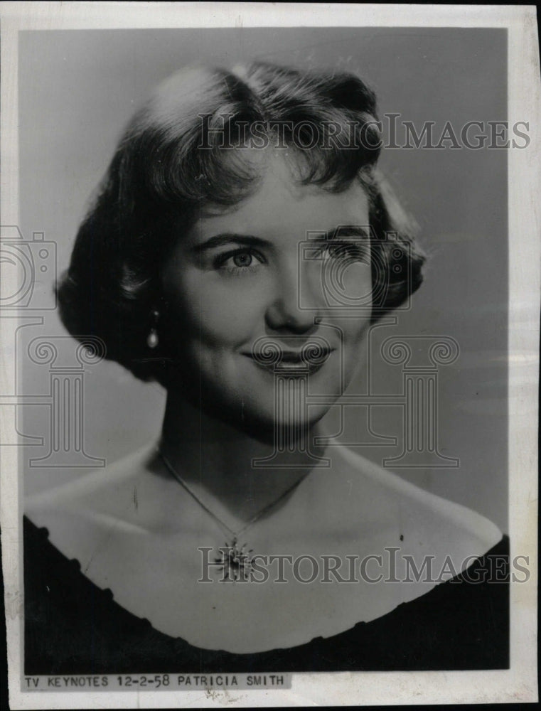 1958 Press Photo Actress Patricia Smith - RRW76109 - Historic Images