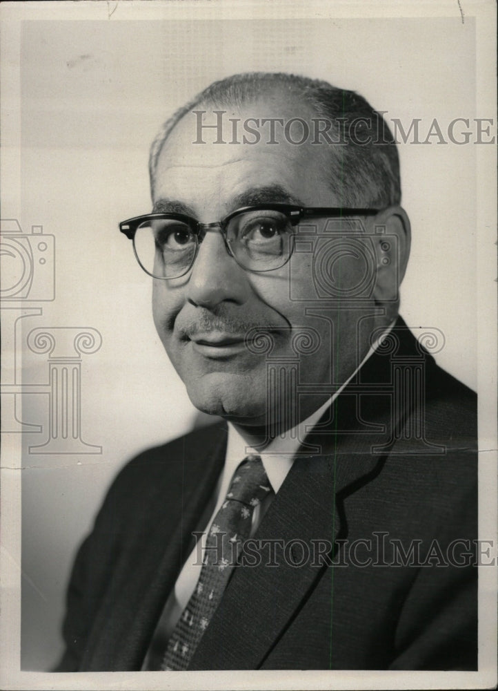 1957 Press Photo Michael Pinto Doufas Tool President - RRW76399 - Historic Images