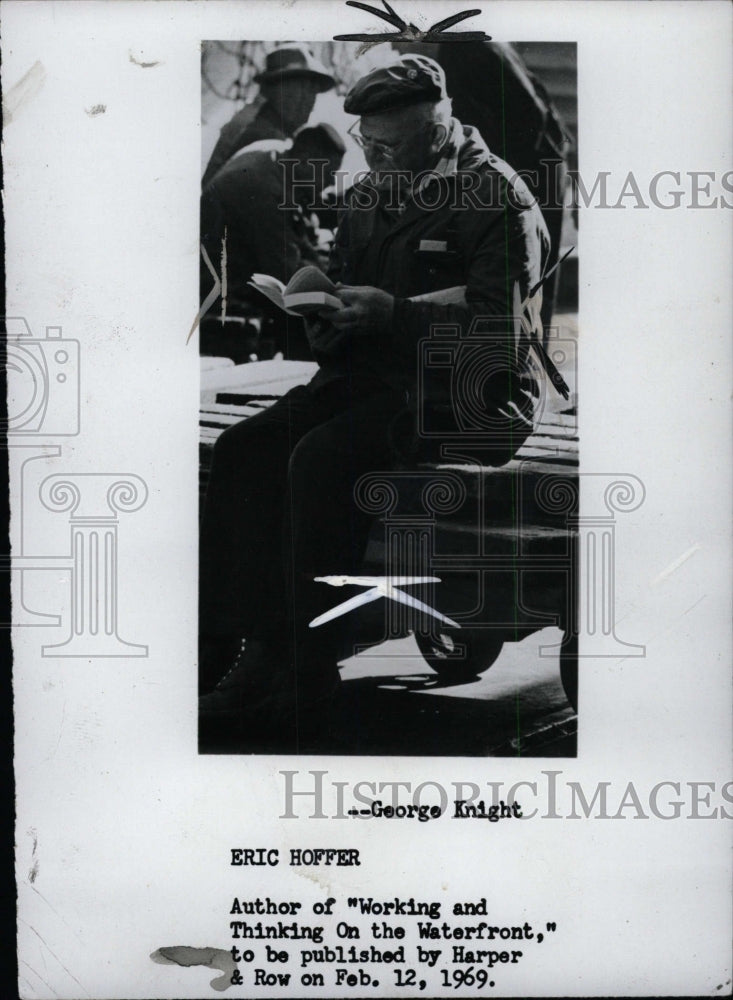 1969 Press Photo Author Eric Haffer - RRW76441 - Historic Images