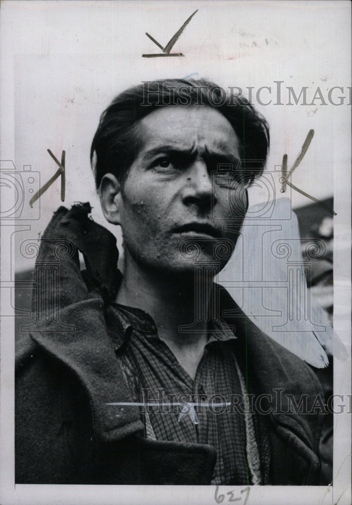 1948 Press Photo Greek Fighter Civil War Ccommunist - RRW76645 - Historic Images