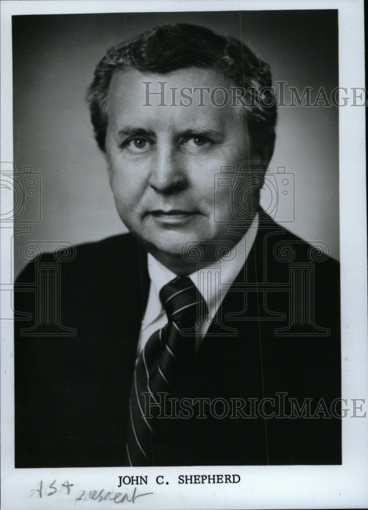 1985 Press Photo Attorney John Shepherd - RRW76663 - Historic Images