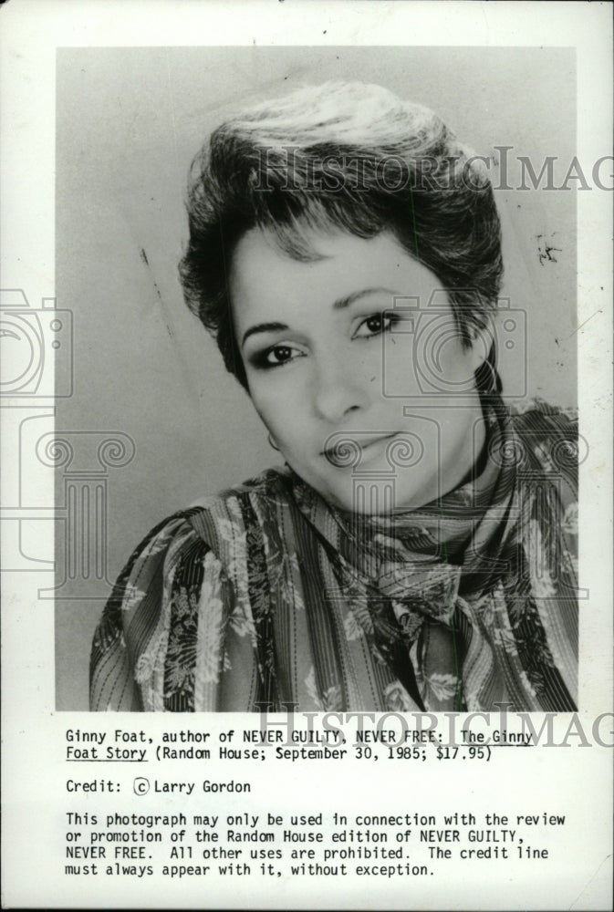 1985 Press Photo American Politician Ginny Foat - RRW76671 - Historic Images